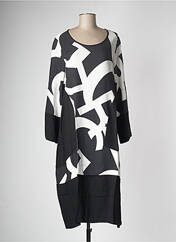Robe mi-longue noir G!OZE pour femme seconde vue
