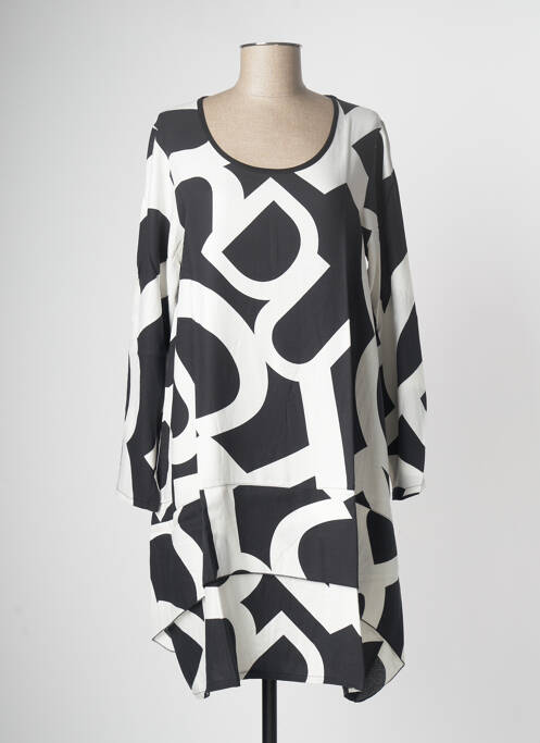 Robe mi-longue noir G!OZE pour femme