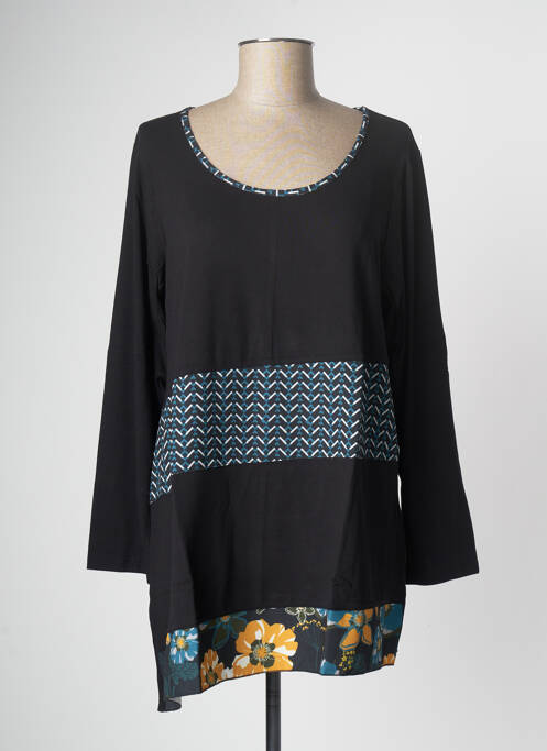 Tunique manches longues noir G!OZE pour femme