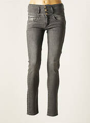 Jeans coupe slim gris PAUL BRIAL pour femme seconde vue