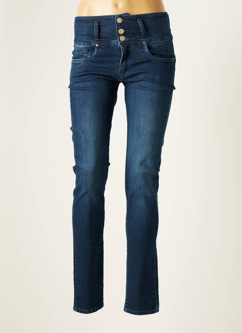 Jeans coupe slim bleu PAUL BRIAL pour femme