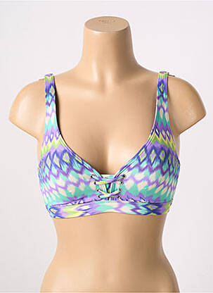 Haut de maillot de bain haut soutien-gorge moulé haut soutien-gorge moulé violet PRIMADONNA femme