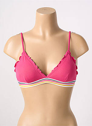 Haut de maillot de bain haut triangles haut triangles rose YSABEL MORA femme
