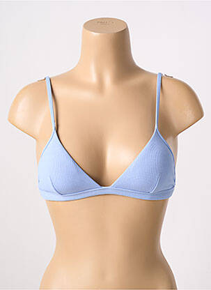 Haut de maillot de bain haut triangles haut triangles bleu YSABEL MORA femme