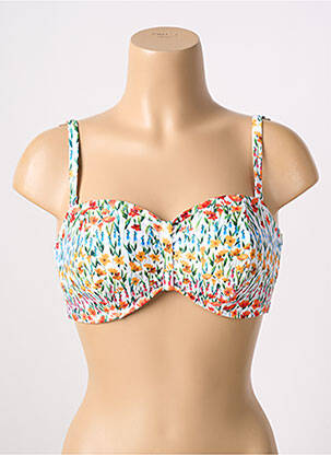 Haut de maillot de bain haut bandeau haut bandeau blanc ROSA FAIA femme
