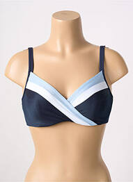 Haut de maillot de bain haut soutien-gorge emboitant haut soutien-gorge emboitant bleu MARIE JO femme