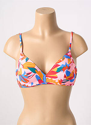 Haut de maillot de bain haut soutien-gorge emboitant haut soutien-gorge emboitant rose ROSA FAIA femme