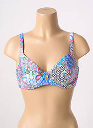 Haut de maillot de bain haut soutien-gorge emboitant haut soutien-gorge emboitant bleu FREYA femme