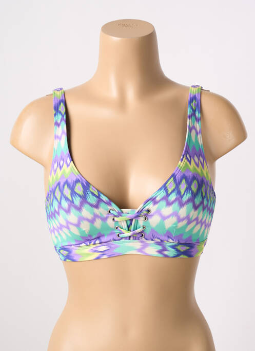 Haut de maillot de bain haut soutien-gorge moulé haut soutien-gorge moulé violet PRIMA DONNA femme