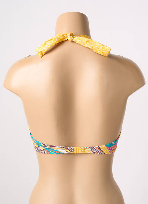 Haut de maillot de bain haut soutien-gorge emboitant haut soutien-gorge emboitant jaune ROSA FAIA femme