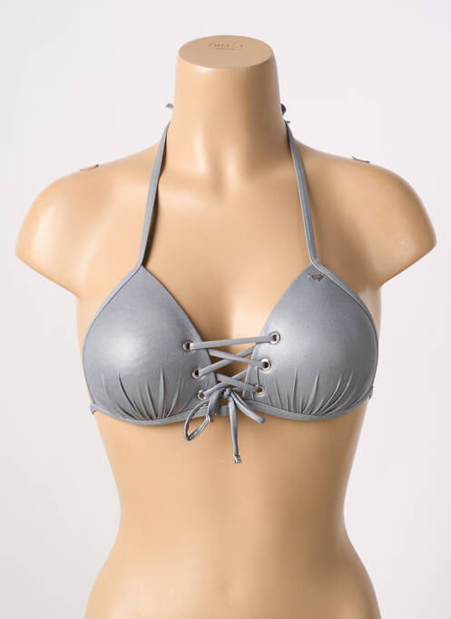 Haut de maillot de bain gris LPB pour femme