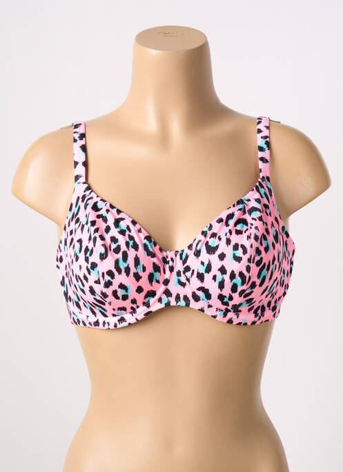 Haut de maillot de bain rose FREYA pour femme