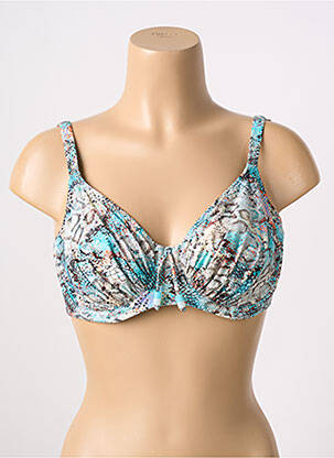 Haut de maillot de bain haut soutien-gorge emboitant haut soutien-gorge emboitant bleu FANTASIE femme