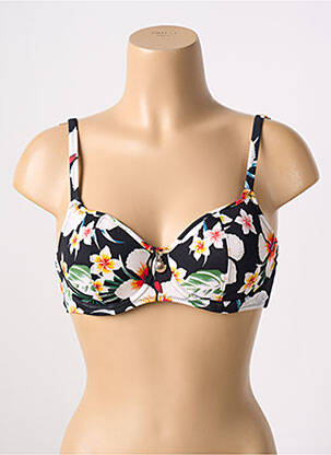 Haut de maillot de bain haut soutien-gorge moulé haut soutien-gorge moulé noir FREYA femme