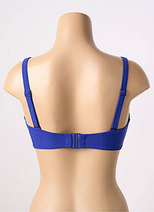 Haut de maillot de bain bretelles élastiquées ajustables bleu ANITA femme