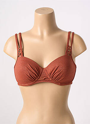 Haut de maillot de bain haut soutien-gorge moulé haut soutien-gorge moulé marron PRIMA DONNA femme