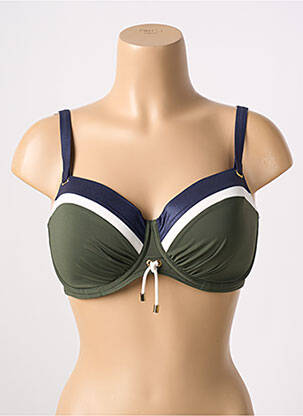 Haut de maillot de bain haut soutien-gorge moulé haut soutien-gorge moulé vert PRIMADONNA femme