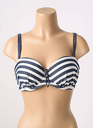 Haut de maillot de bain haut soutien-gorge moulé haut soutien-gorge moulé bleu PRIMADONNA femme