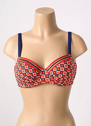 Haut de maillot de bain haut soutien-gorge moulé haut soutien-gorge moulé orange PRIMA DONNA femme