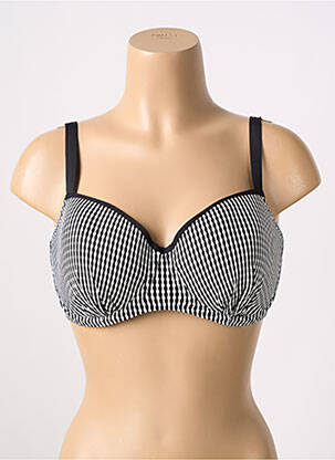 Haut de maillot de bain haut soutien-gorge moulé haut soutien-gorge moulé noir PRIMADONNA femme