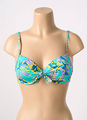 Haut de maillot de bain haut soutien-gorge moulé haut soutien-gorge moulé bleu ROSA FAIA femme