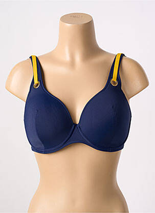 Haut de maillot de bain haut soutien-gorge moulé haut soutien-gorge moulé bleu MARIE JO femme
