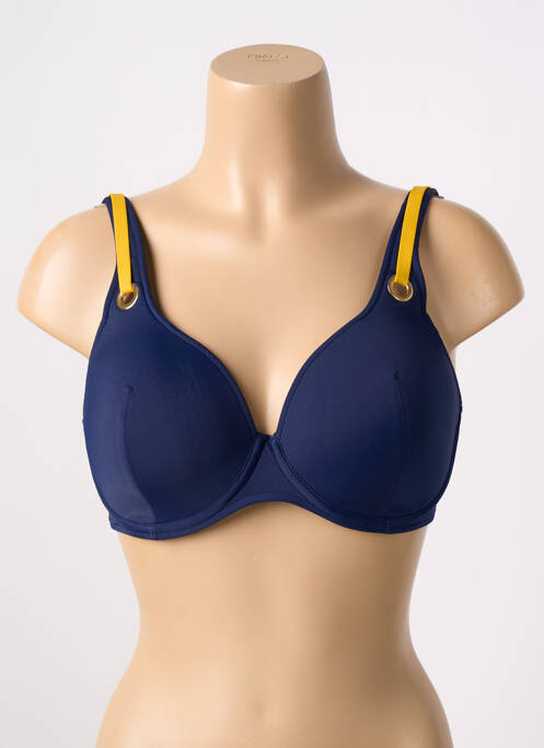 Haut de maillot de bain haut soutien-gorge moulé haut soutien-gorge moulé bleu MARIE JO femme