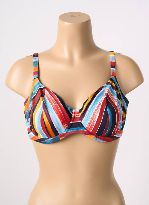 Haut de maillot de bain rouge FREYA pour femme