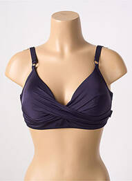 Haut de maillot de bain haut soutien-gorge moulé haut soutien-gorge moulé bleu ROSA FAIA femme