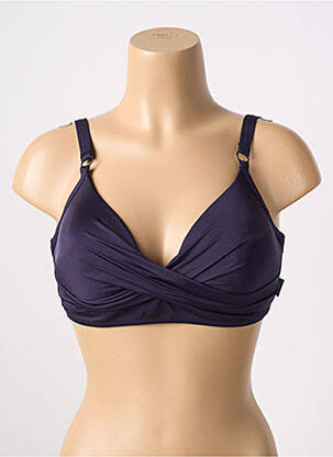 Haut de maillot de bain haut soutien-gorge moulé haut soutien-gorge moulé bleu ROSA FAIA femme