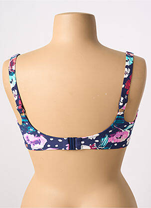 Haut de maillot de bain haut soutien-gorge emboitant haut soutien-gorge emboitant bleu ROSA FAIA femme