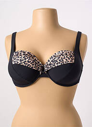 Haut de maillot de bain haut soutien-gorge emboitant haut soutien-gorge emboitant noir ROSA FAIA femme