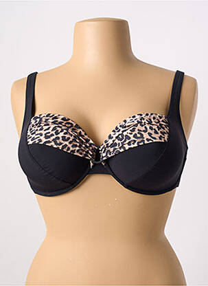 Haut de maillot de bain haut soutien-gorge emboitant haut soutien-gorge emboitant noir ROSA FAIA femme