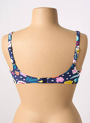 Haut de maillot de bain haut soutien-gorge emboitant haut soutien-gorge emboitant bleu ROSA FAIA femme