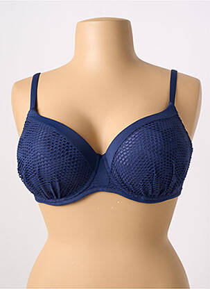 Haut de maillot de bain haut soutien-gorge moulé haut soutien-gorge moulé bleu FANTASIE femme
