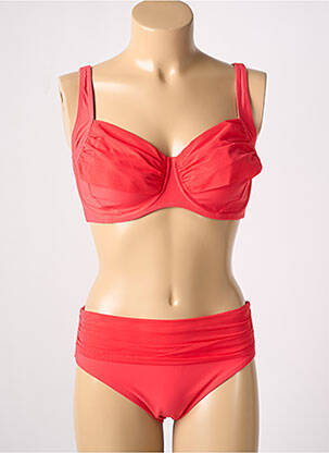 Maillot de bain 2 pièces haut soutien-gorge moulé haut soutien-gorge moulé rouge ANITA femme