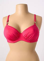 Haut de maillot de bain rose FANTASIE pour femme seconde vue