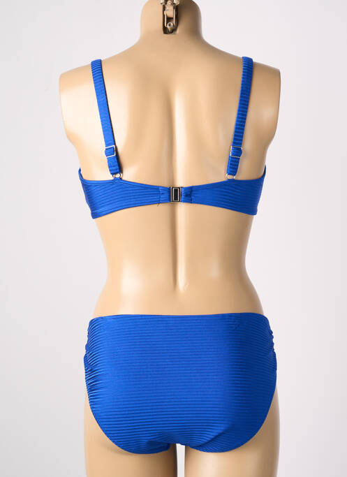 Maillot de bain 2 pièces bleu ANITA pour femme