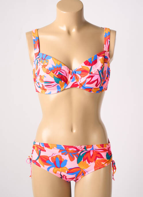 Maillot de bain 2 pièces rose ROSA FAIA pour femme
