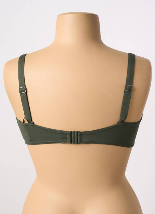 Haut de maillot de bain bretelles élastiquées ajustables vert PRIMA DONNA femme
