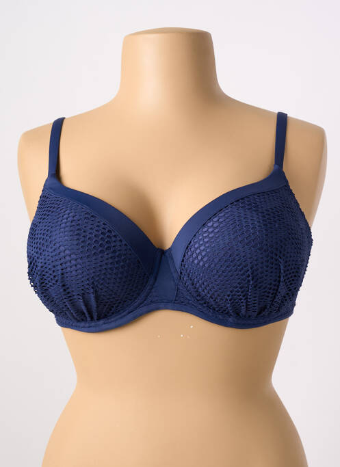 Haut de maillot de bain haut soutien-gorge moulé haut soutien-gorge moulé bleu FANTASIE femme