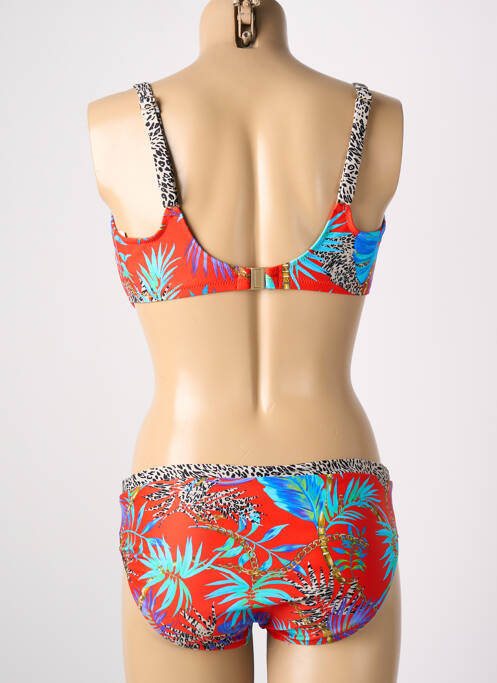 Maillot de bain 2 pièces avec armature haut soutien-gorge emboitant rouge ANITA femme