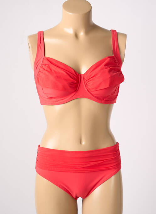 Maillot de bain 2 pièces haut soutien-gorge moulé haut soutien-gorge moulé rouge ANITA femme