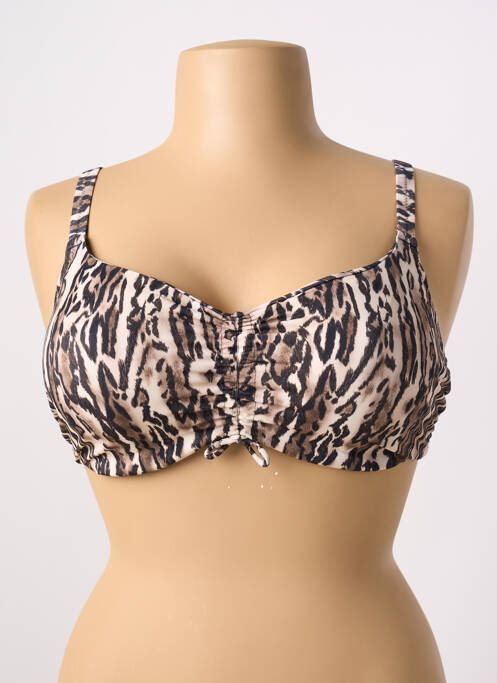 Haut de maillot de bain beige ELOMI pour femme