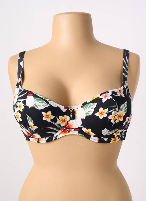 Haut de maillot de bain noir FREYA pour femme