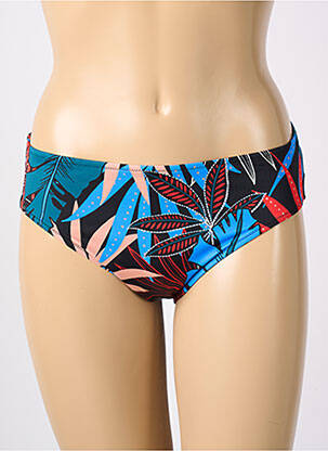 Bas de maillot de bain imprimé fantaisie culotte bleu FANTASIE femme