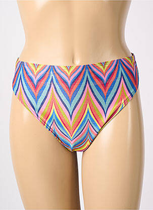 Bas de maillot de bain effet matière satinée culotte bleu PRIMADONNA femme