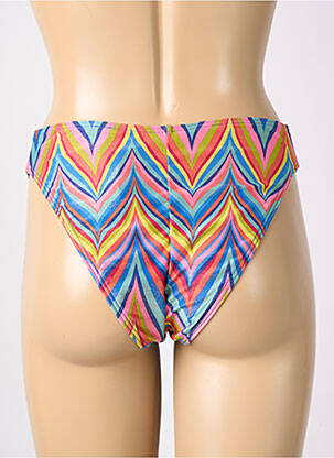 Bas de maillot de bain effet matière satinée culotte bleu PRIMADONNA femme