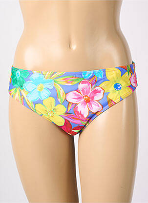 Bas de maillot de bain imprimé fleurs culotte violet PRIMA DONNA femme