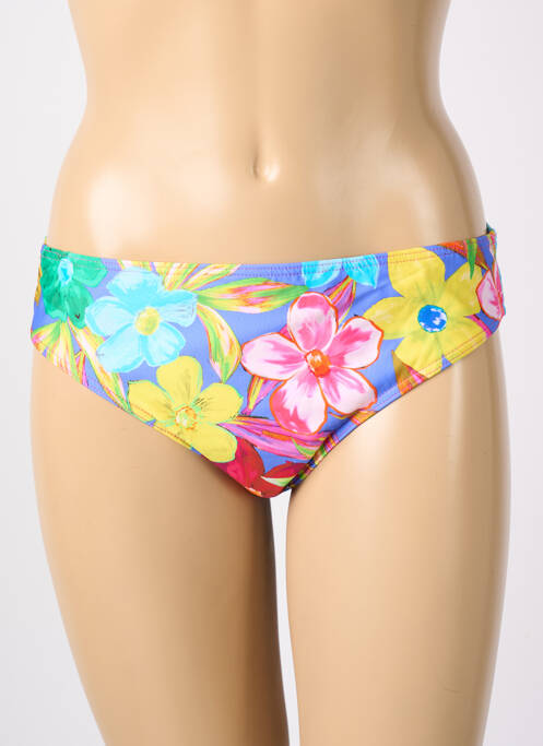 Bas de maillot de bain imprimé fleurs culotte violet PRIMA DONNA femme